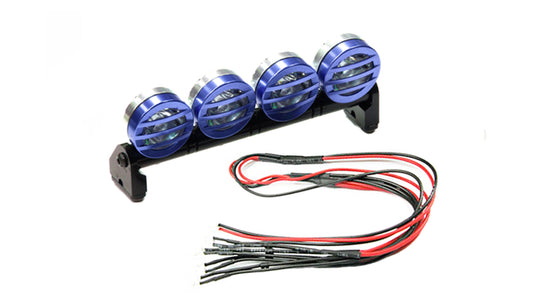 Dachscheinwerfer Set Metal 4 Headlights inkl. LEDs