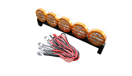 Dachscheinwerfer Set Metal 5 Headlights inkl. LEDs