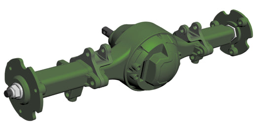 Hinterachse Complete montiert For 8x8 Truck Green