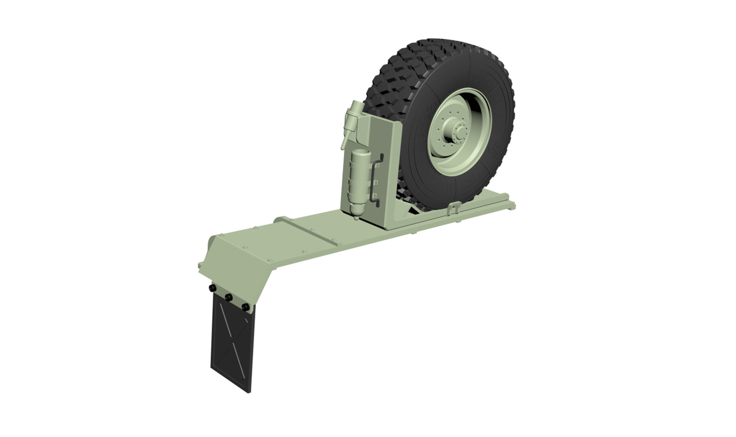 Radkasten Right Green For 8x8 Truck