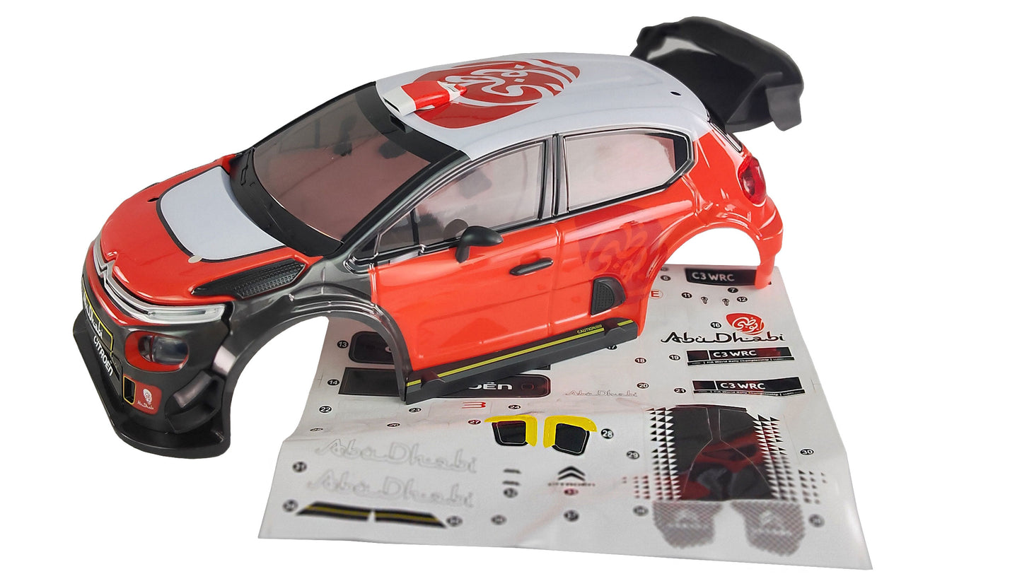 Body Shell Citroen C3 WRC Hyper Go