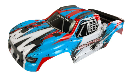 Body Shell MT Hyper Go Blue/White