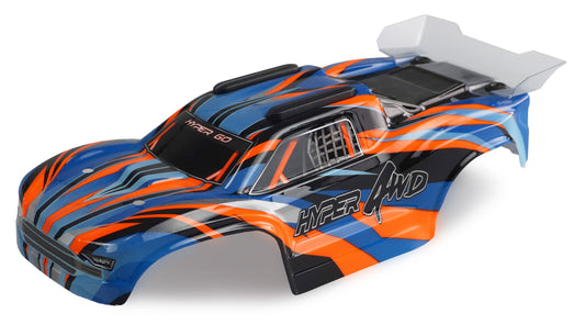 Body Shell Truggy Hyper Go Blue/Orange