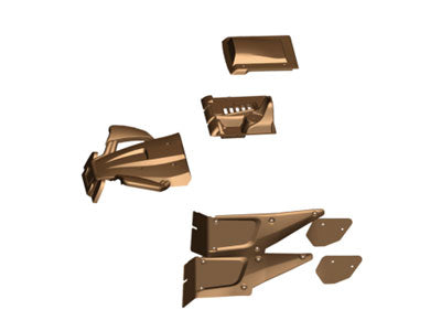 Green Body Shell components Sandstorm