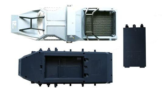 Body Shell, Chassis & Akkufachabdeckung White