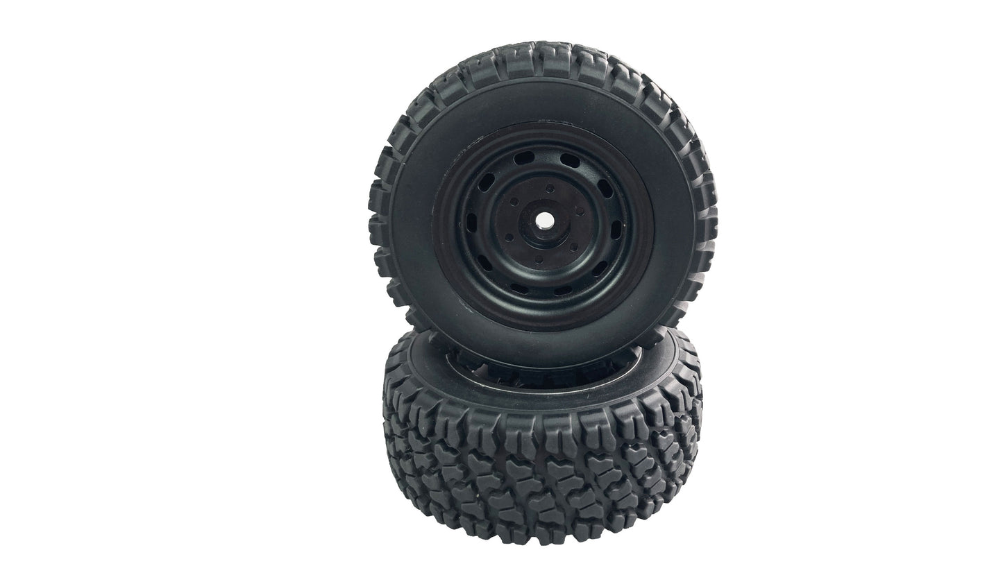 6035 Wheels vormontiert, graue Wheels, 2 Stück