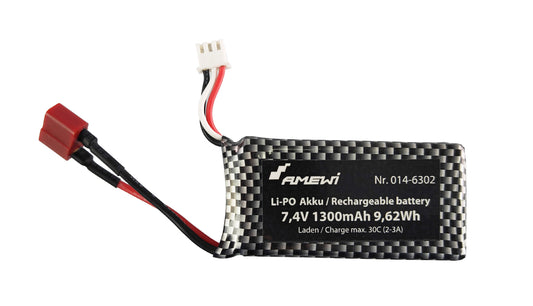 6302 Li-Po Battery 7,4V 1300mAh