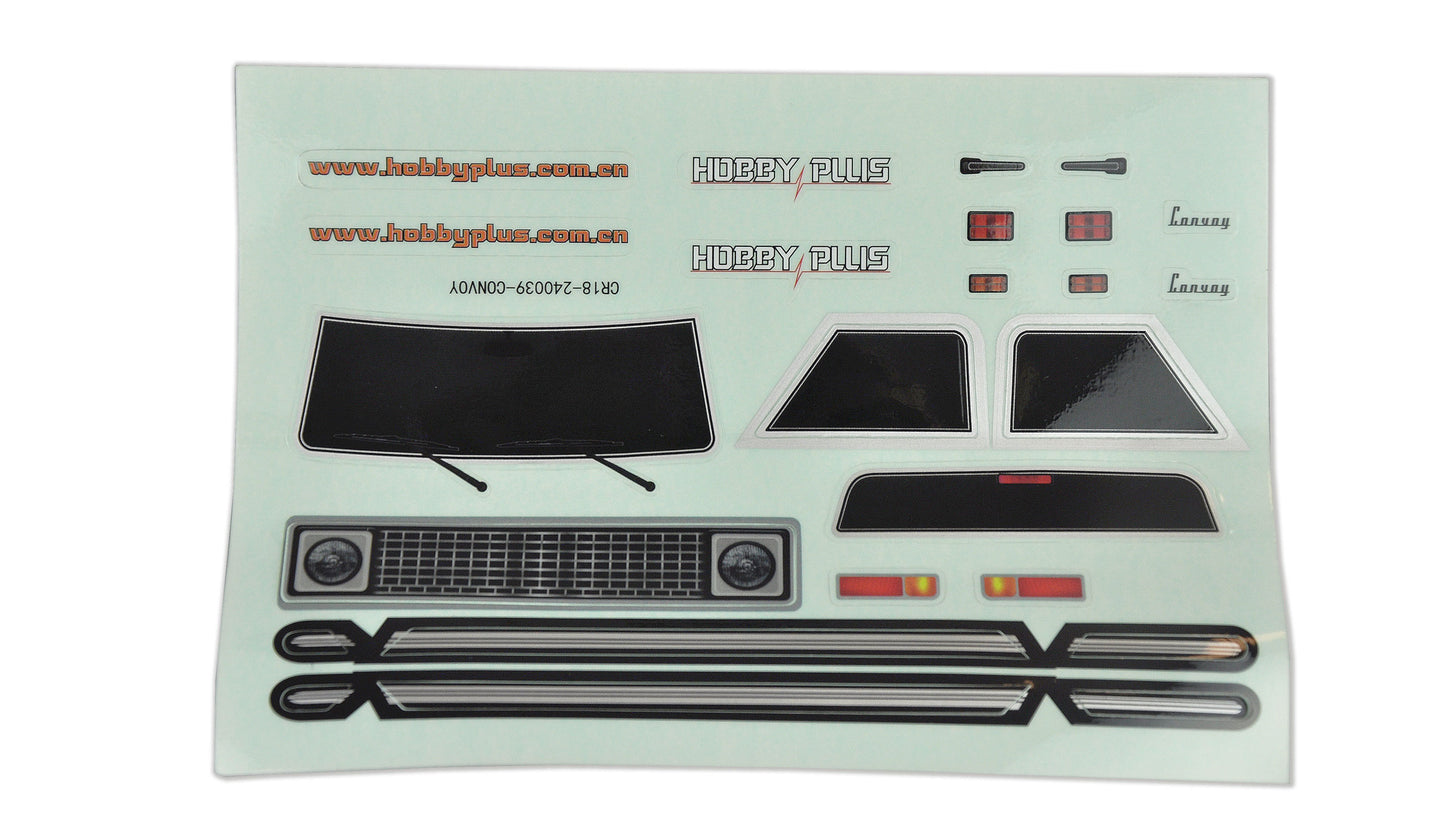 AM18 Body Shell Convoy metallic Blue lackiert