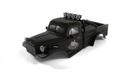 AM18 Body Shell Harvest Lexan matt Gray