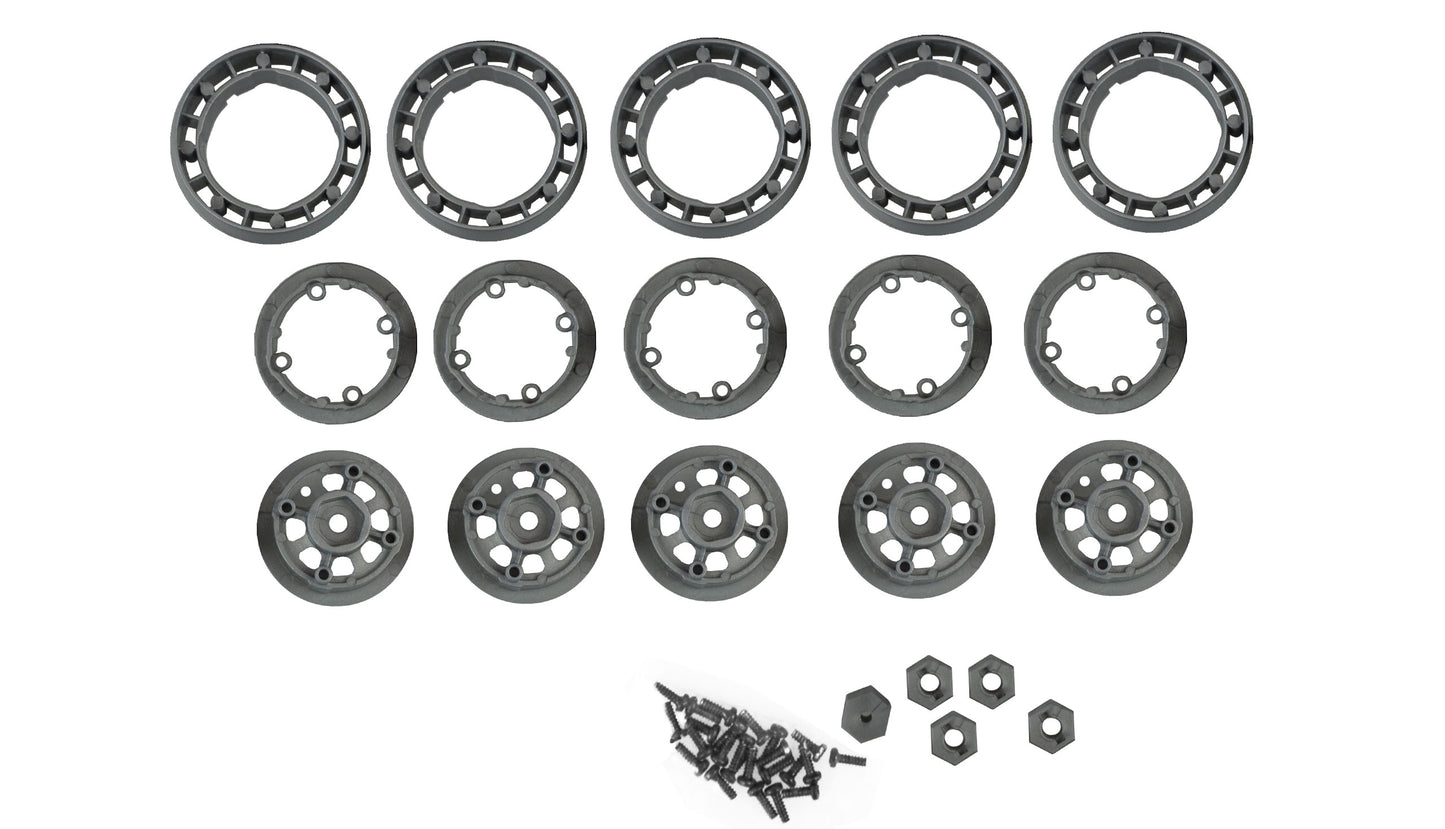 AM18 Bead Lock Wheels Set Gray
