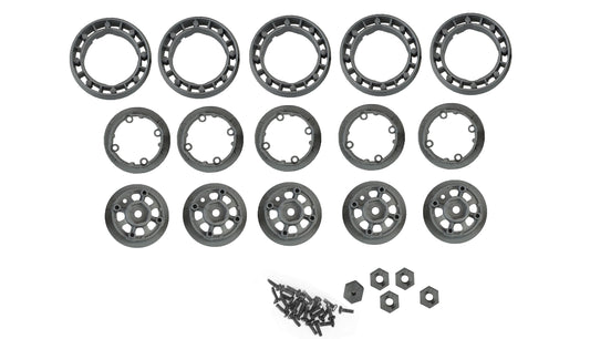 AM18 Bead Lock Wheels Set Gray