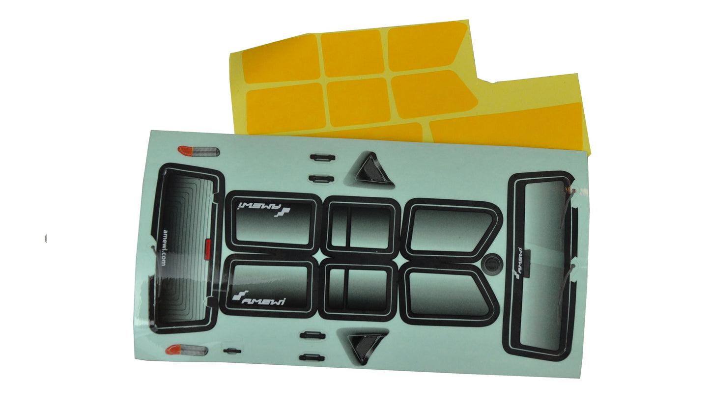 AM18 Kratos Body Shell Lexan unlackiert