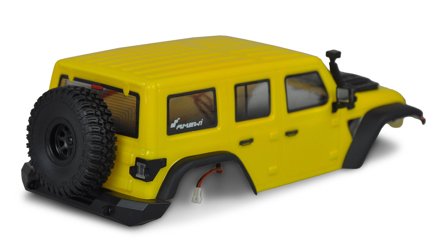 AM18 Kratos Body Shell Lexan Set Yellow