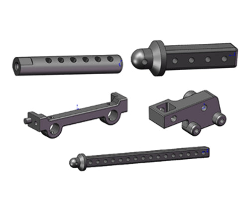 Body Shell- & Bumper Halter AM24