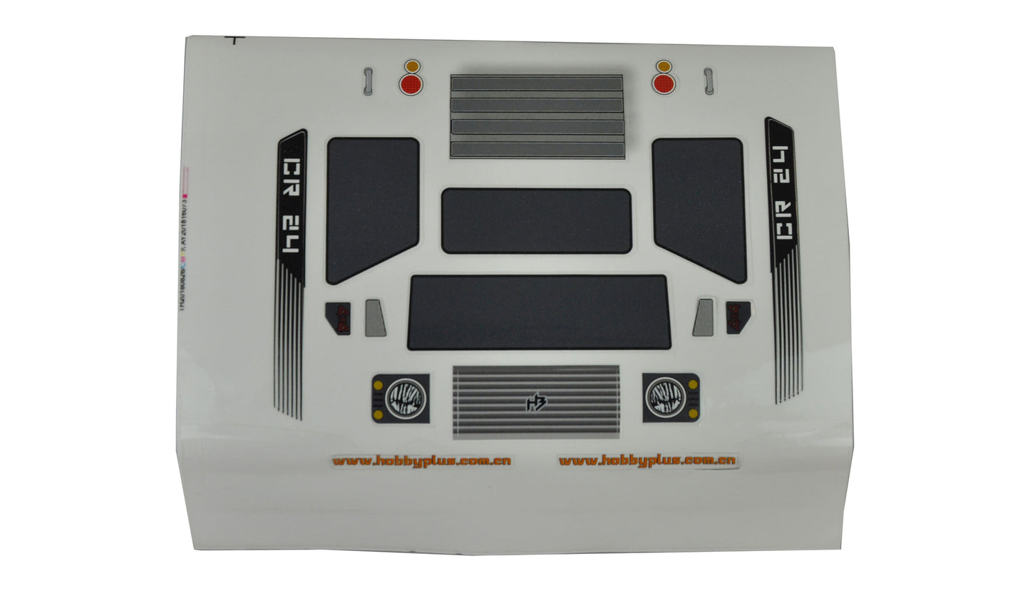 Body Shell AM24 unlackiert With Maskierfolie And Metal Käfig