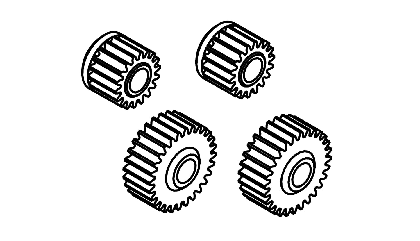 Portalachsen Transmission Gears 28Z & 18Z