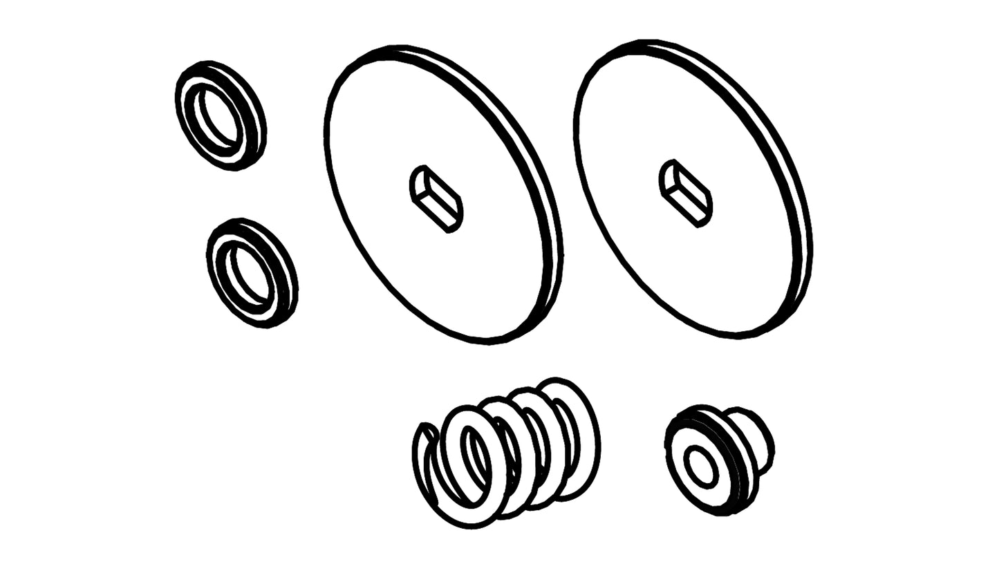 Scheiben Set Rutschkupplung With Feder