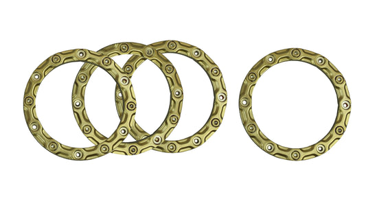 Felgenringe Gold 1:10, 4 Stück