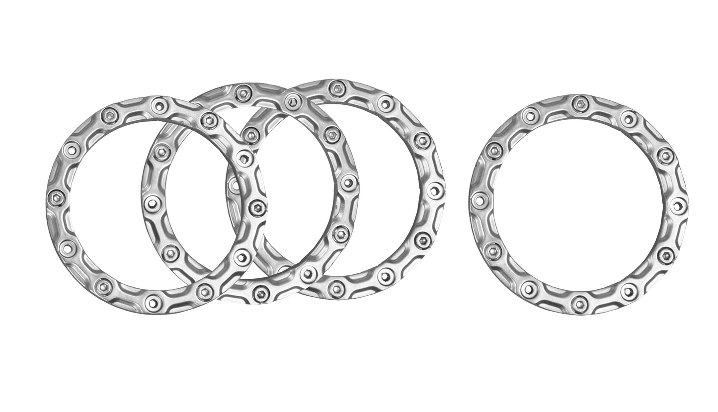 Felgenringe Silver 1:10, 4 Stück