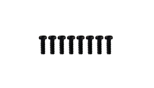 Rundkopfschrauben Schneidegewinde 2,5x8mm, 8 Stück