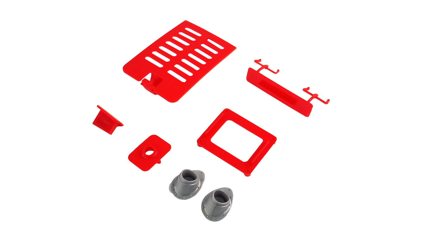 Kunststoffteile Rumpf Set Beech D17S Red