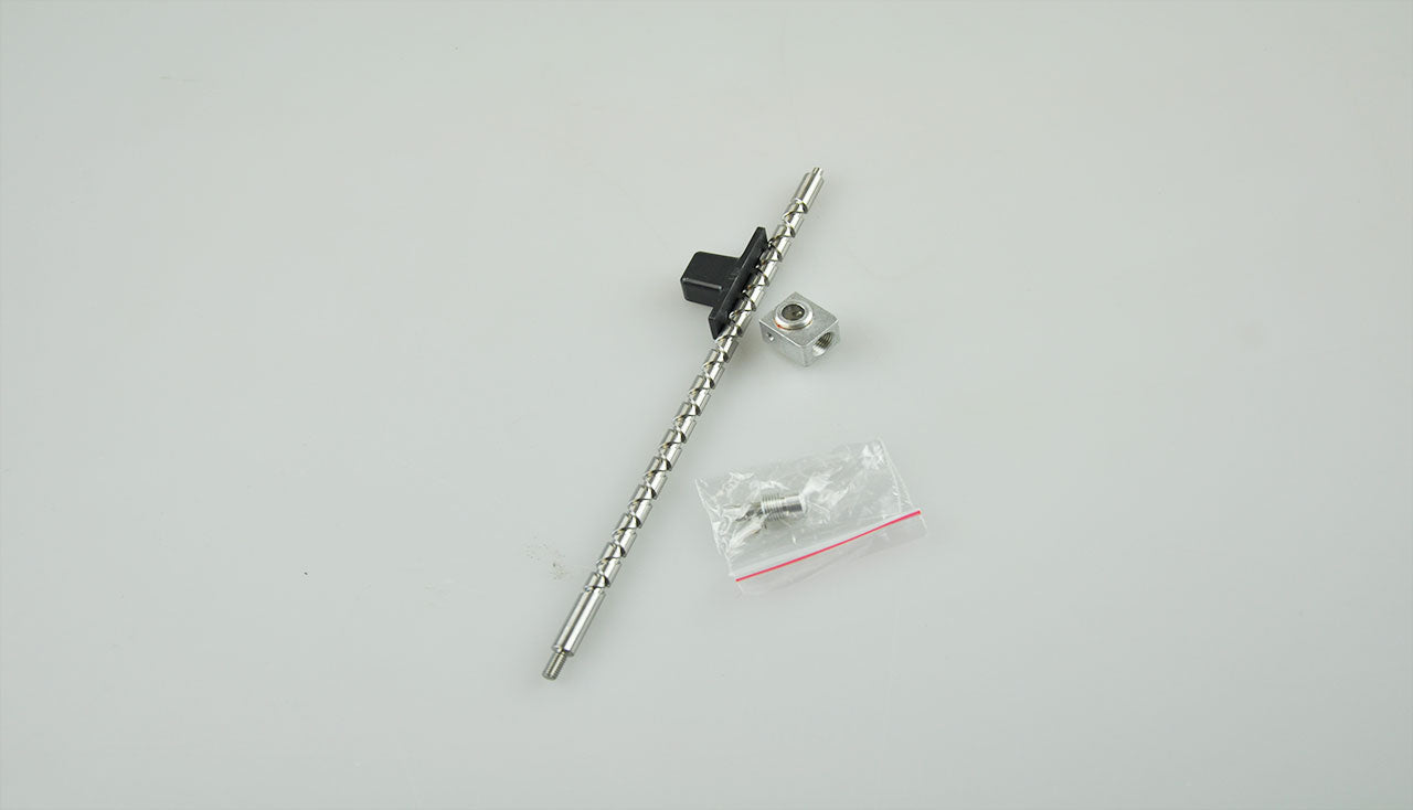 2105-12 Welle+Halterungs Set For Futterklappe neue Version