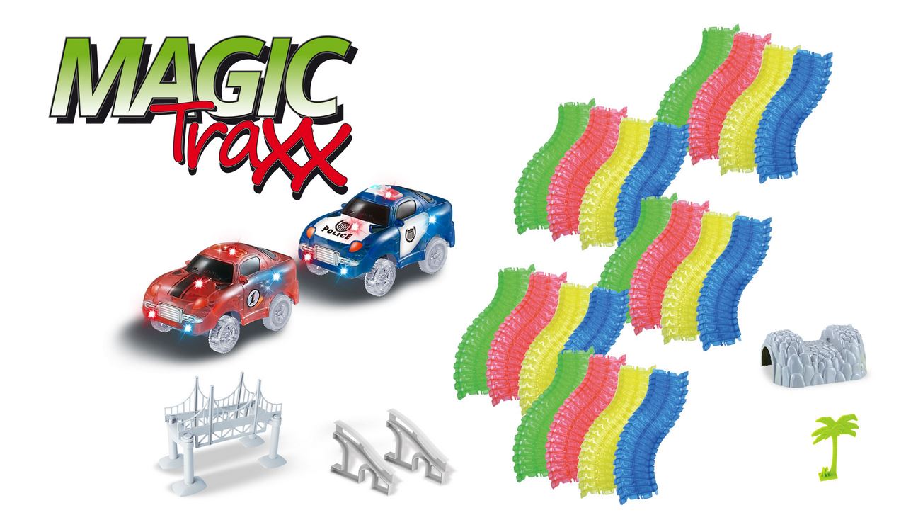 Magic Traxx Race Bahn 373-teilig, Transportbox