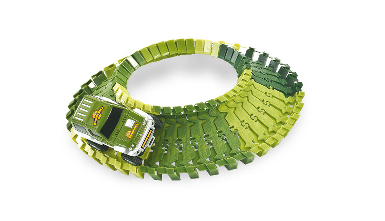 Magic Traxx Dino-Park Mini 54-teilig, In Karton