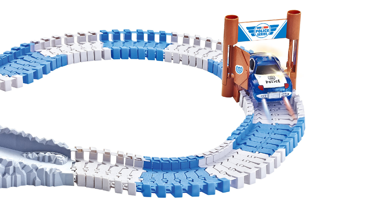 Magic Traxx Polizei Strecke 139-teilig With Polizeifahrzeug