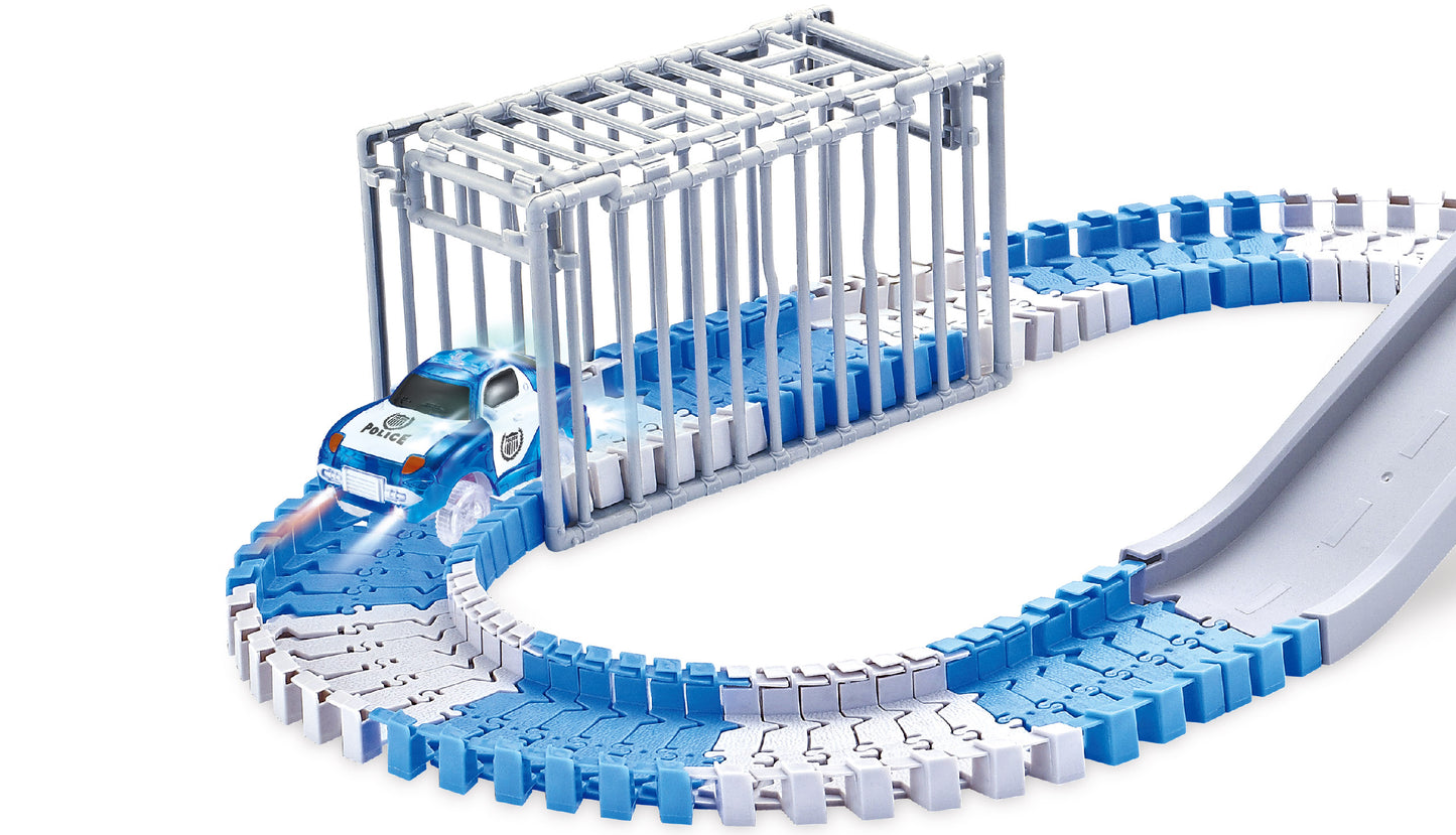Magic Traxx Polizei Strecke 139-teilig With Polizeifahrzeug