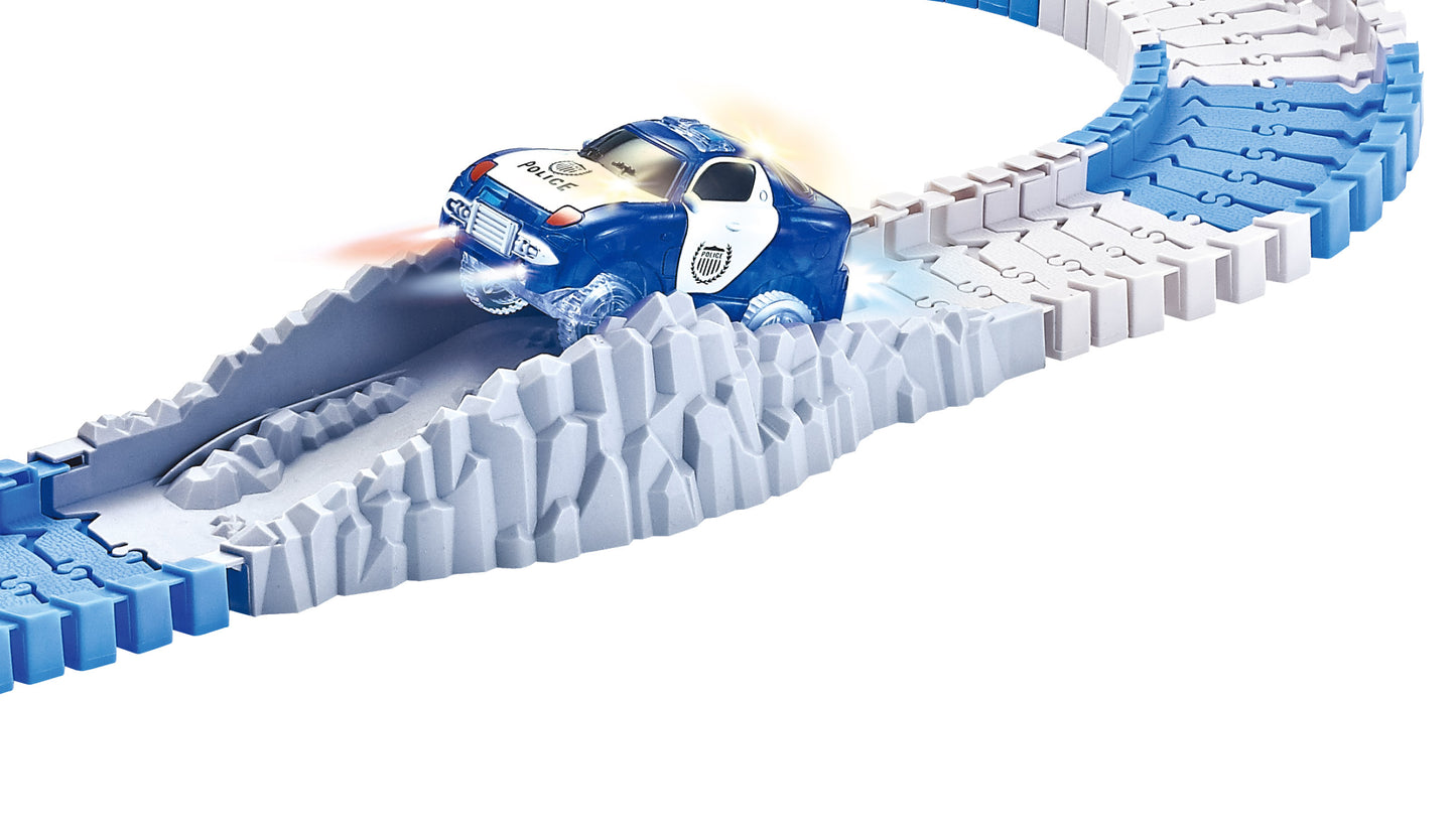 Magic Traxx Polizei Strecke 139-teilig With Polizeifahrzeug