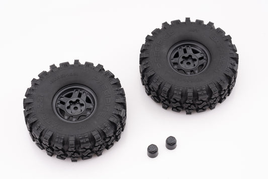 1/10 LC80 FCX10 Pro - WHEEL ASSEMBLY 1PAIR