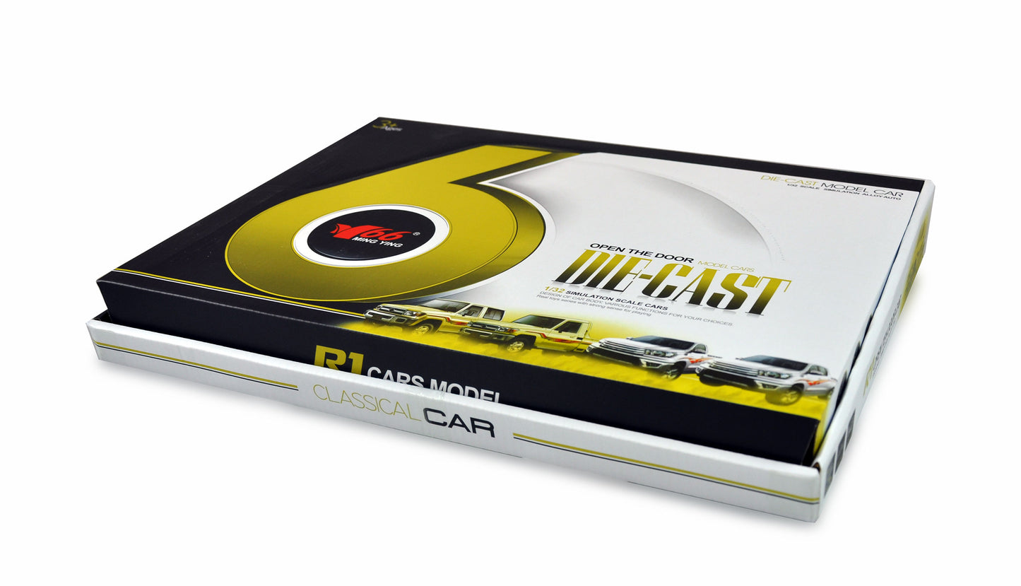 Rückzug Druckguss Fahrzeuge 1:32, 12er Set im Display