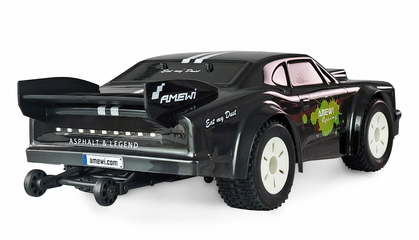 DR1.6 Drag Racer Brushless 4WD 1:16 RTR dunkelgrau