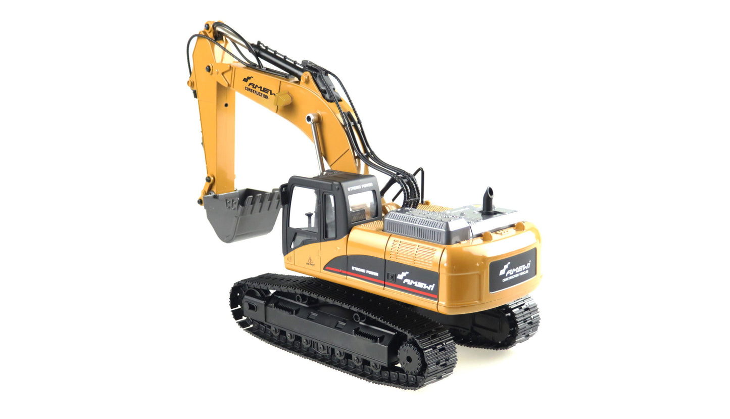G704E Vollmetall Excavator im Lederoptik-Koffer 1:14 RTR