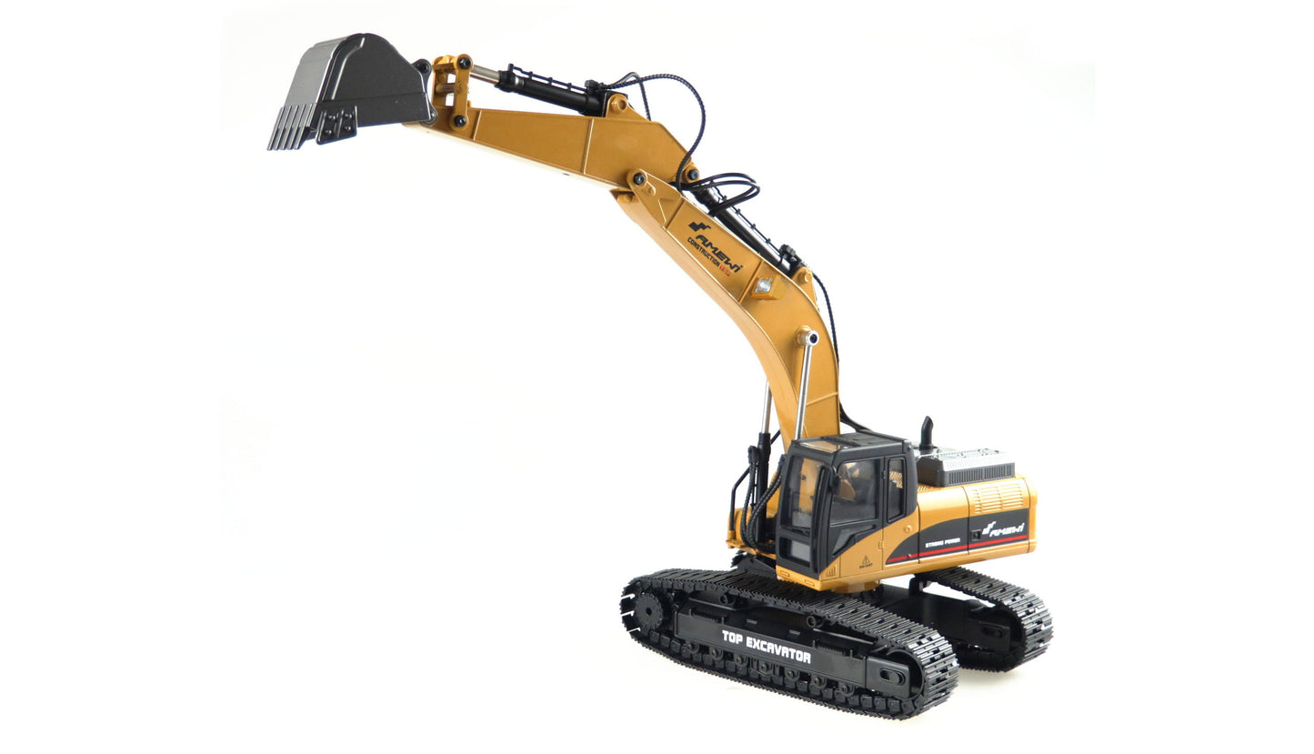 G704E Vollmetall Excavator im Lederoptik-Koffer 1:14 RTR