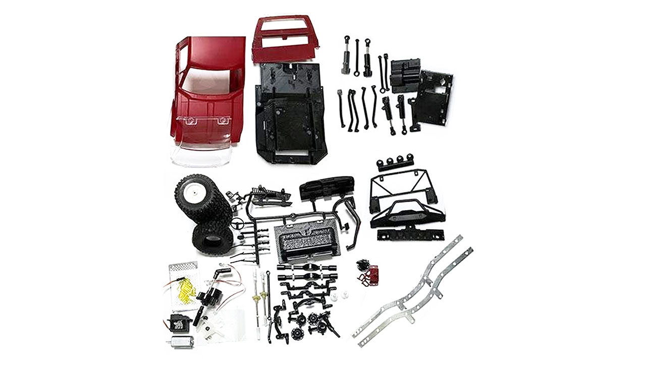 Pick-up Truck 4WD 1:16 Bausatz Red