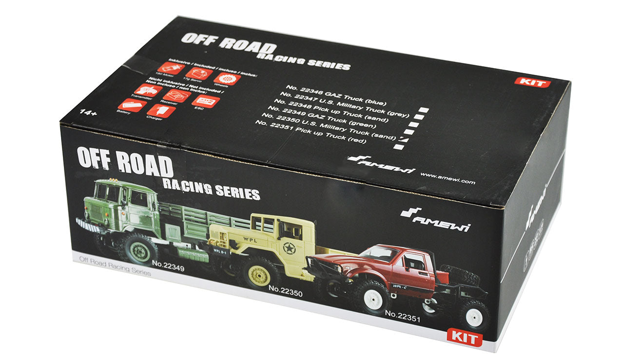 Pick-up Truck 4WD 1:16 Bausatz Red
