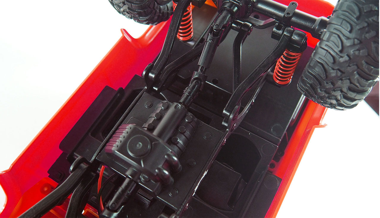 Off-Road Vehicle Crawler 4WD 1:12 Bausatz Red