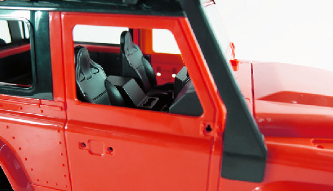 Off-Road Vehicle Crawler 4WD 1:12 Bausatz Red