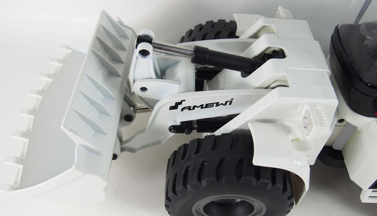 Wheel Loader G484E AE Teilmetall Licht & Sound 10-Kanal 1:14 RTR White