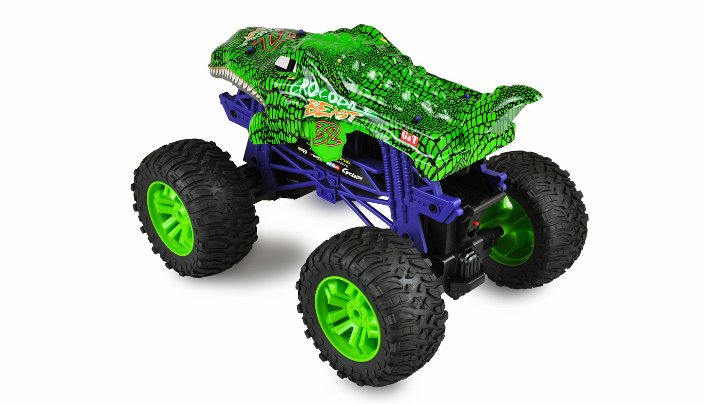 Green Crocodile Beast Big Monstertruck 1:10 RTR