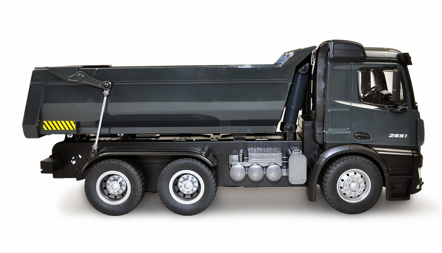 Mercedes-Benz Arocs Truck Kipper PRO Metal V2 RTR Gray