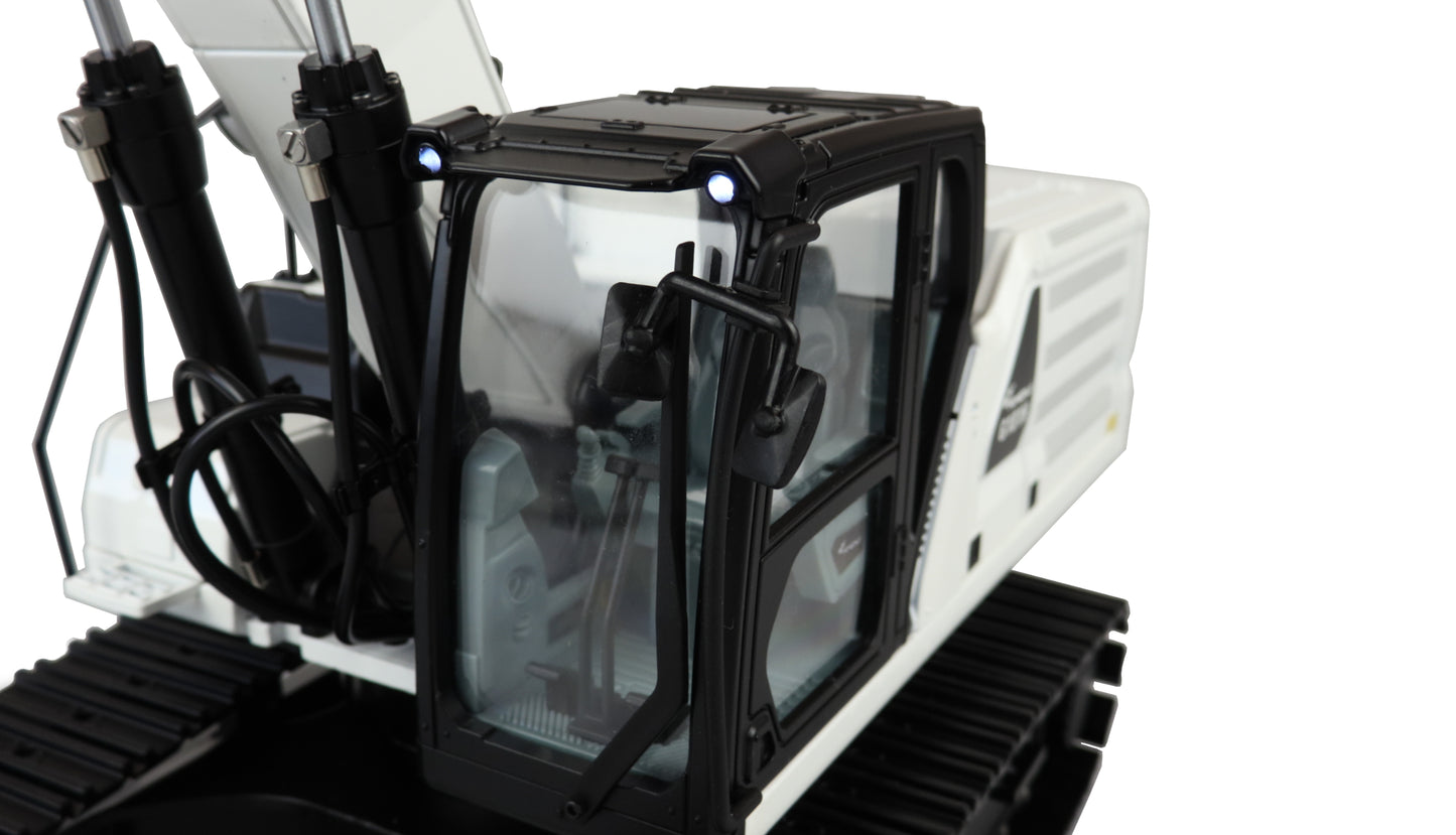 G101H Vollmetall-Hydraulikbagger 1:16 RTR White