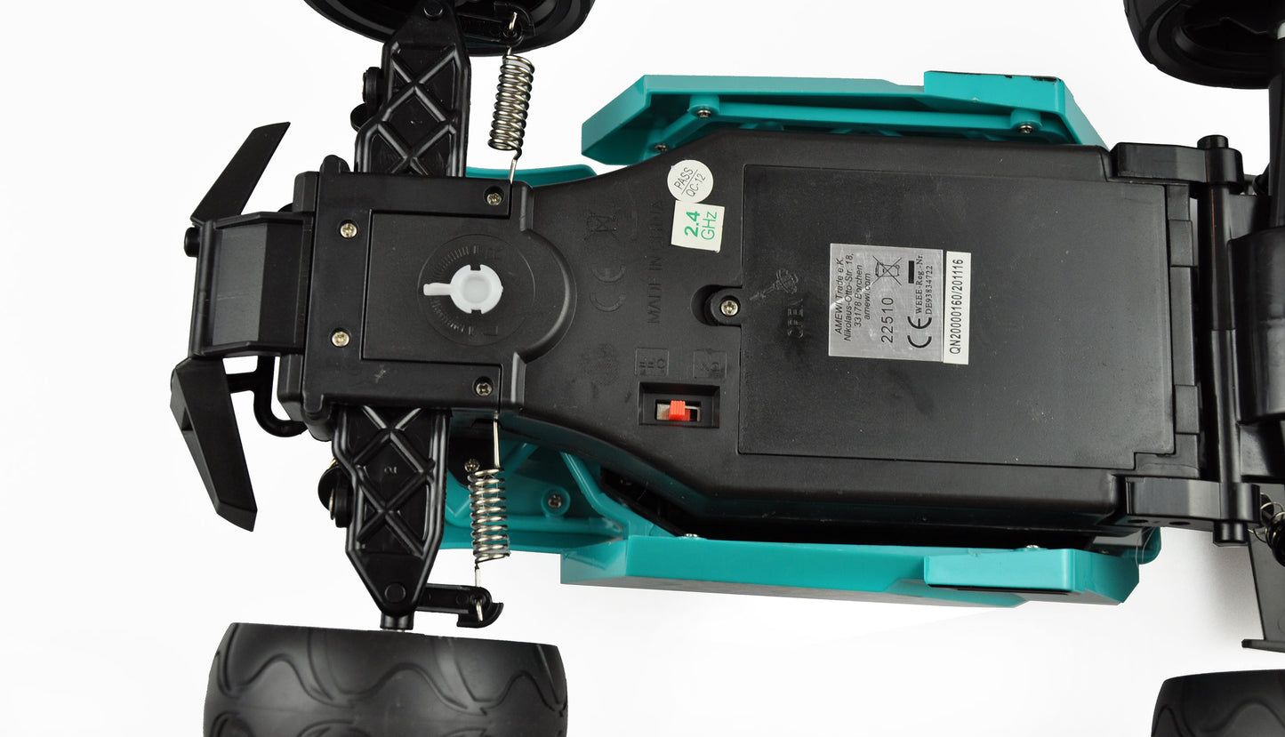 Sandbuggy Ghost 2WD 1:12 RTR türkis/Black