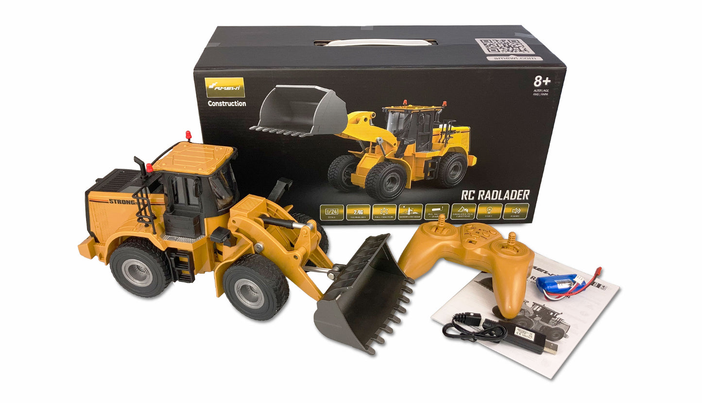 Scale-Wheel Loader Licht & Sound 1:24 RTR