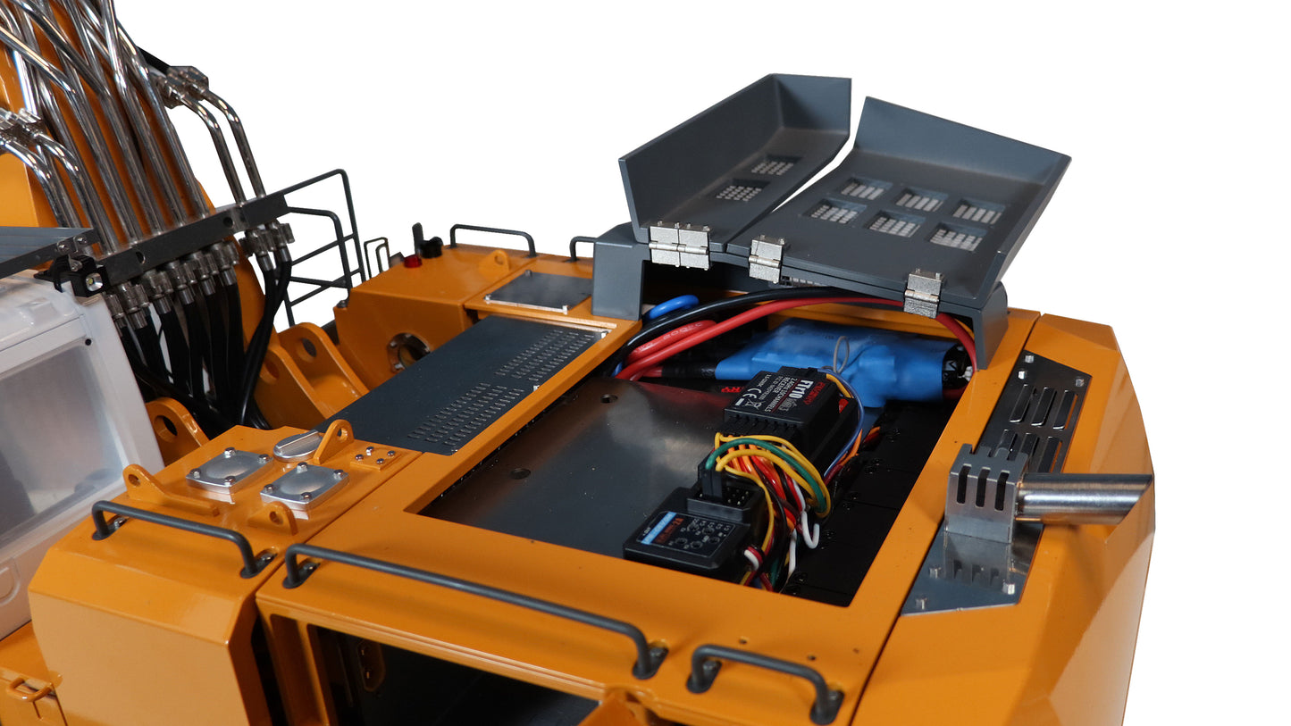 G308H Vollmetall Hydraulikbagger 1:13,5 RTR Yellow