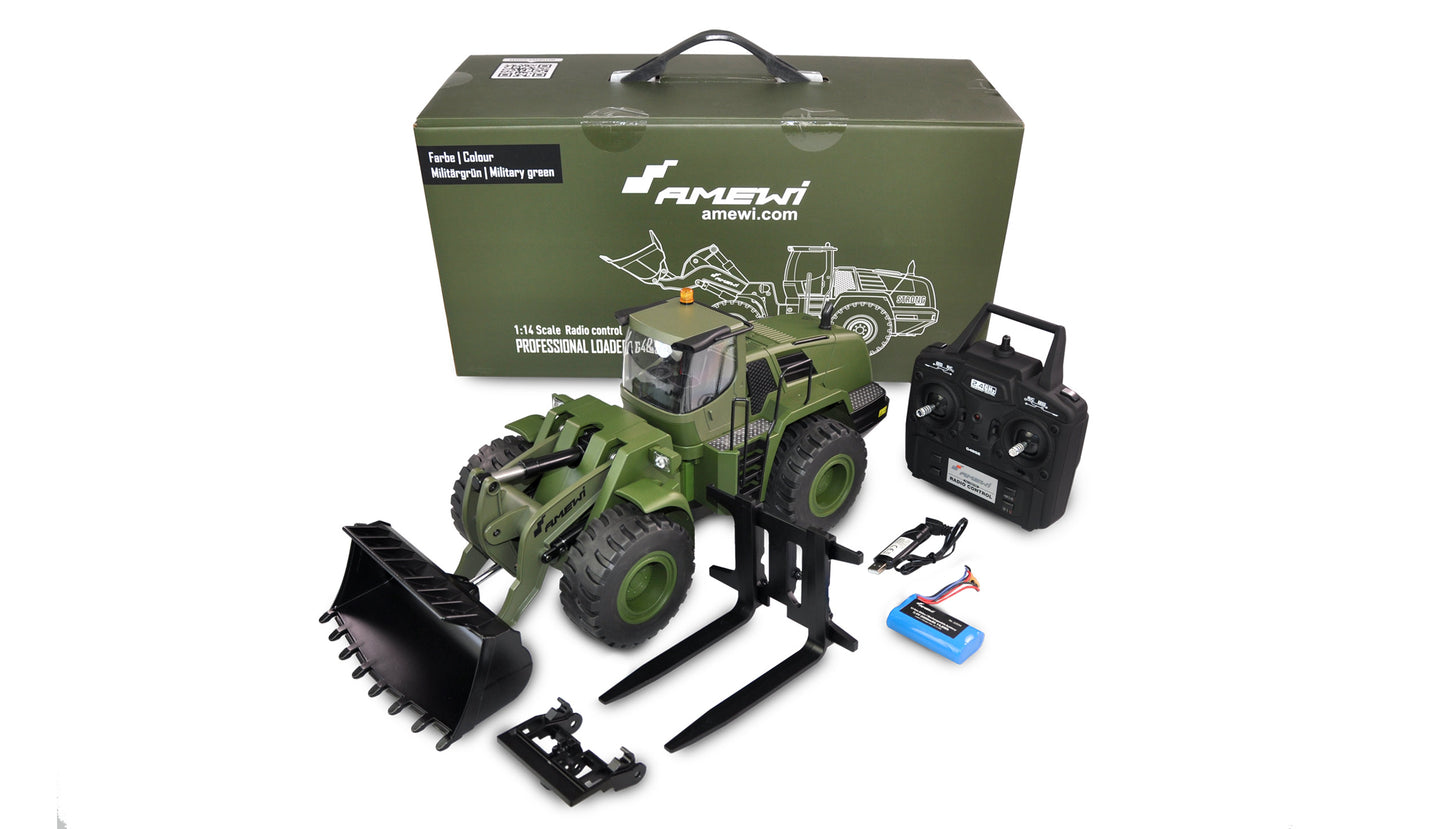 Wheel Loader G485E ME Militär Teilmetall 10-Kanal 1:14 RTR