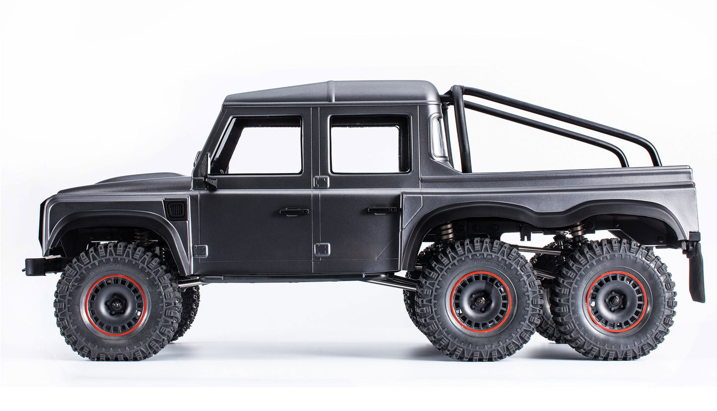 AMXRock RCX10.3B Scale Crawler 6x6 Pick-up 1:10 ARTR Gray
