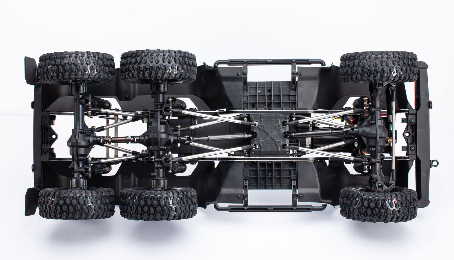 AMXRock RCX10.3B Scale Crawler 6x6 Pick-up 1:10 ARTR Gray